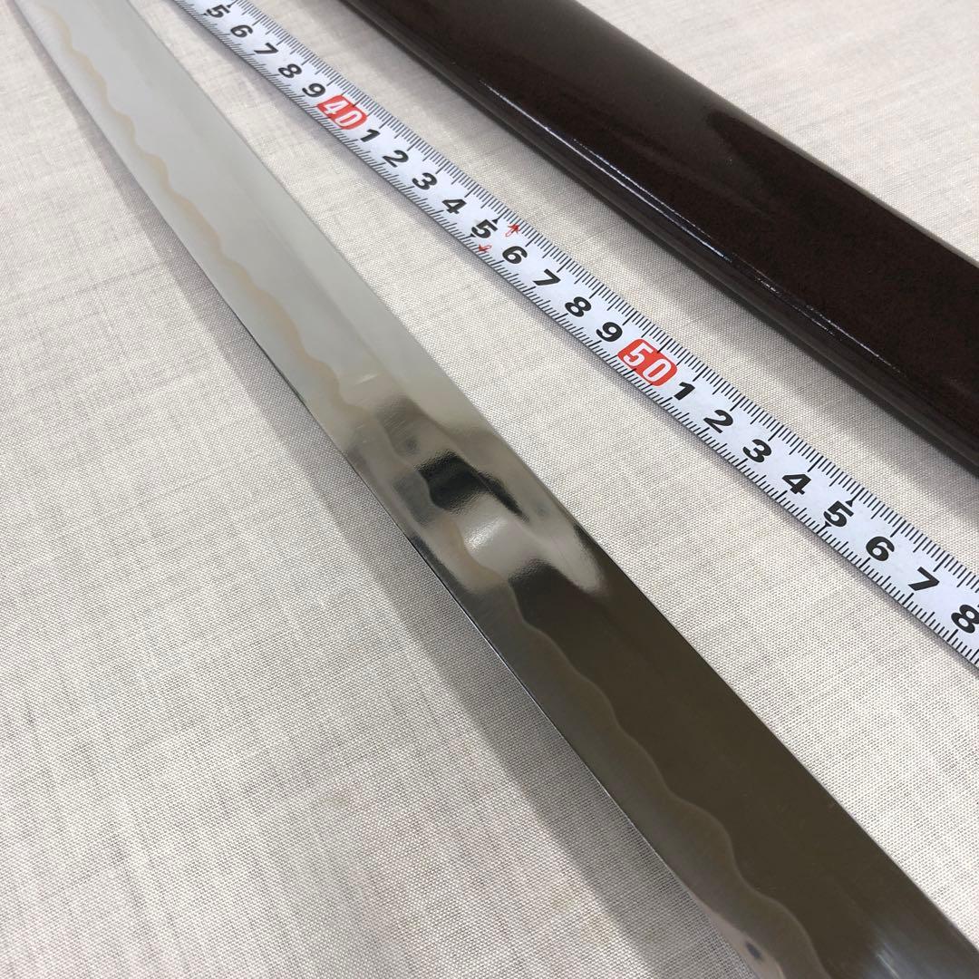 模造刀、美品　龍に梵字 茶色の柄 90cm