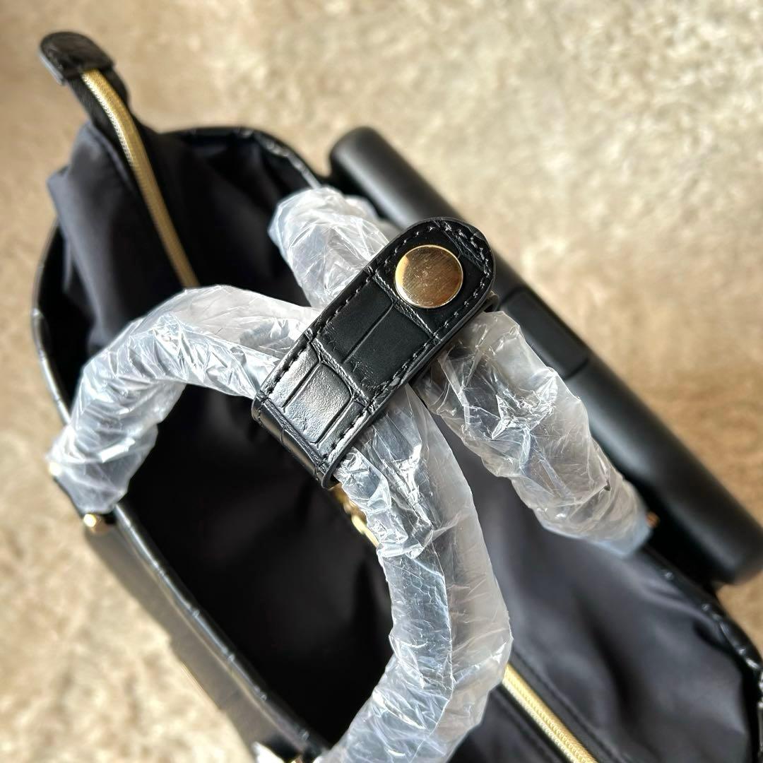 【専用ページ】新品未使用　SWANY スワニー　クロコ調4輪キャリーストッパー付