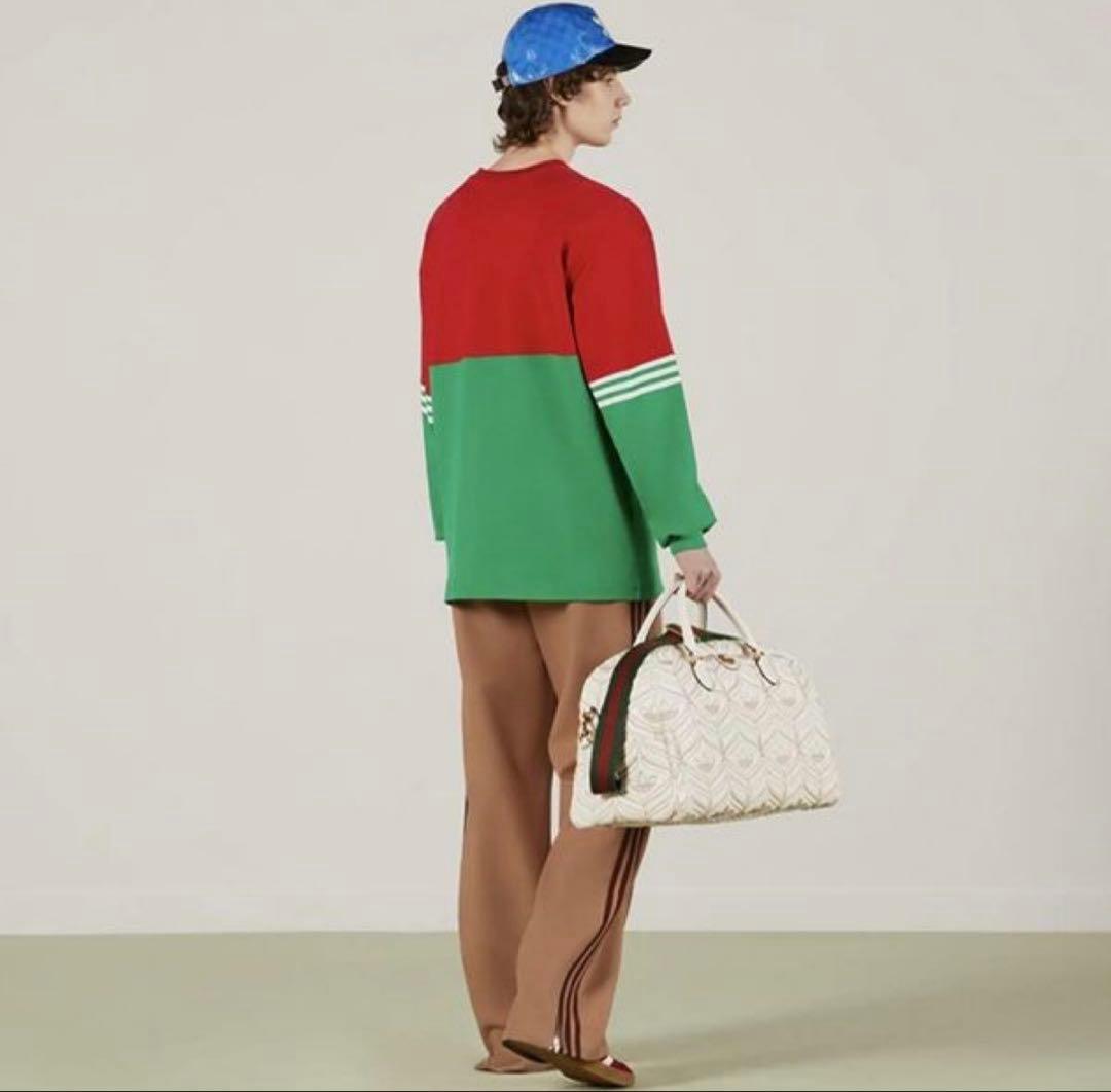 限定 コラボ adidas x Gucci ロングスリーブ Tシャツ S