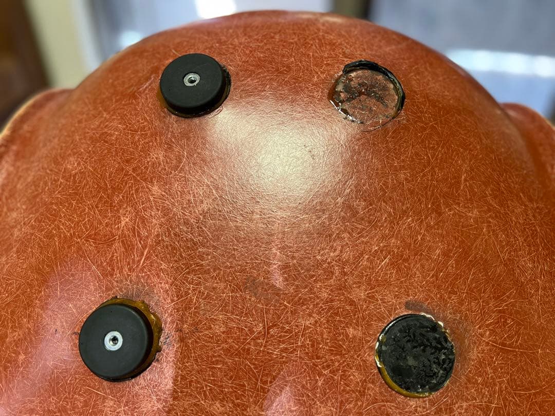 ハーマンミラー シェルチェア　座面のみ　希少色テラコッタ　レアカラー