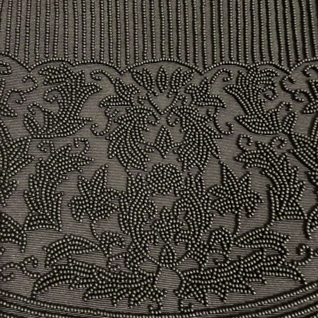 柏ビーズ艶消しビーズバック