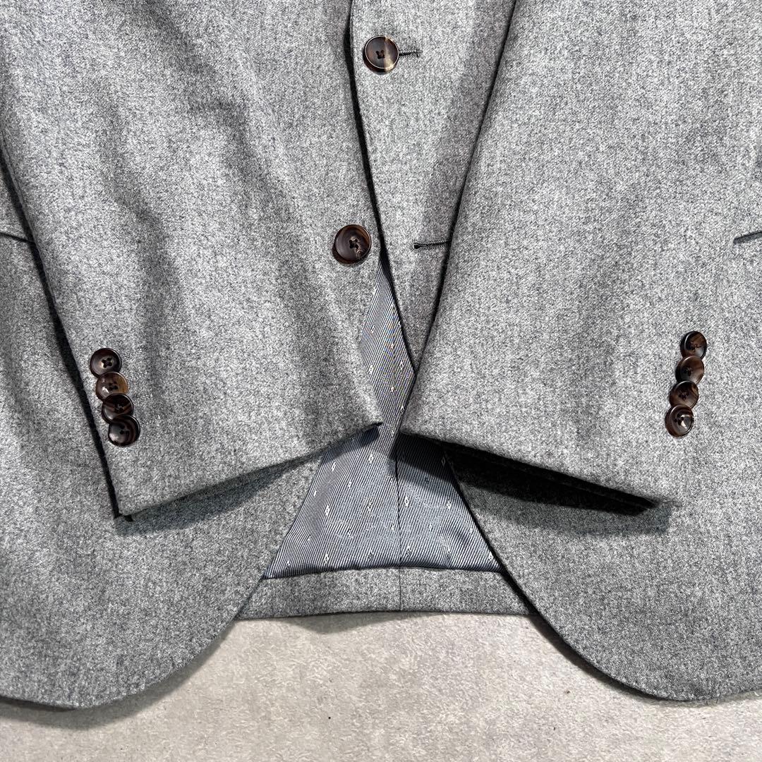 【極上品】NICOLE カノニコ ウールフランネル スーツセットアップ 46