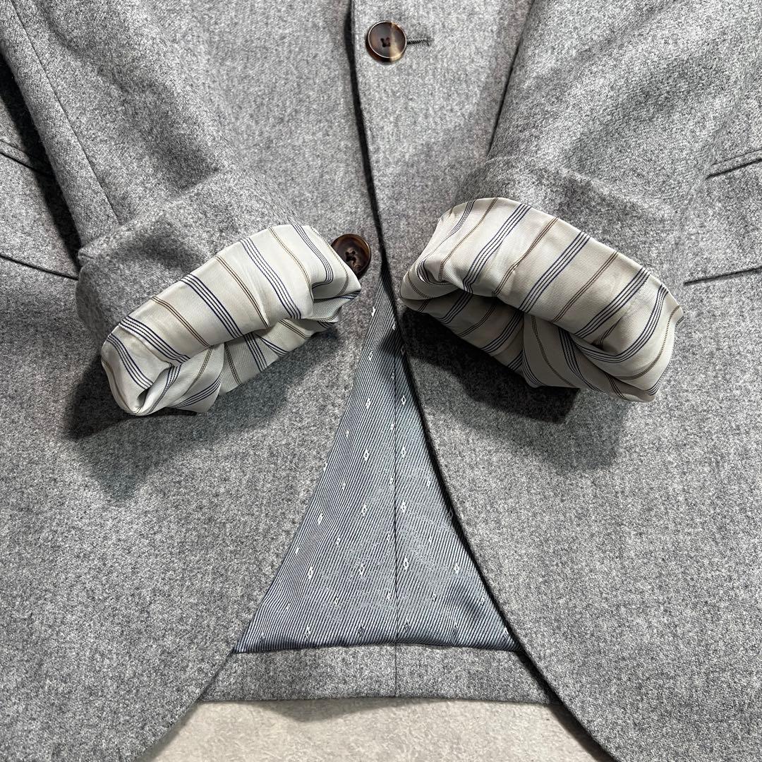 【極上品】NICOLE カノニコ ウールフランネル スーツセットアップ 46