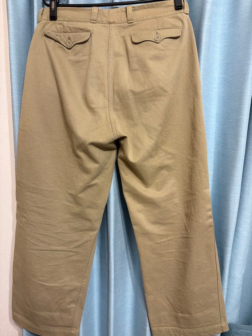 【実物】フランス軍 M-52 チノトラウザーズ サイズ44 ヴィンテージ