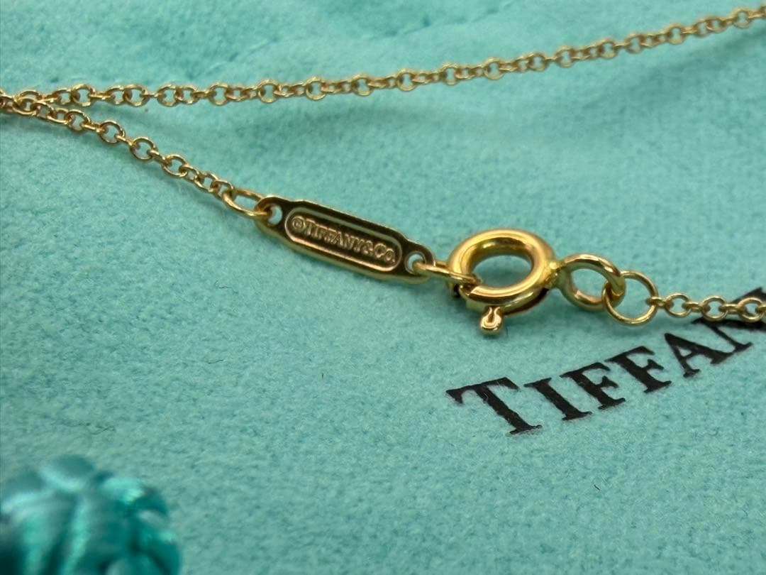 ティファニー ネックレス チェーン 18K イエローゴールド 750 45cm