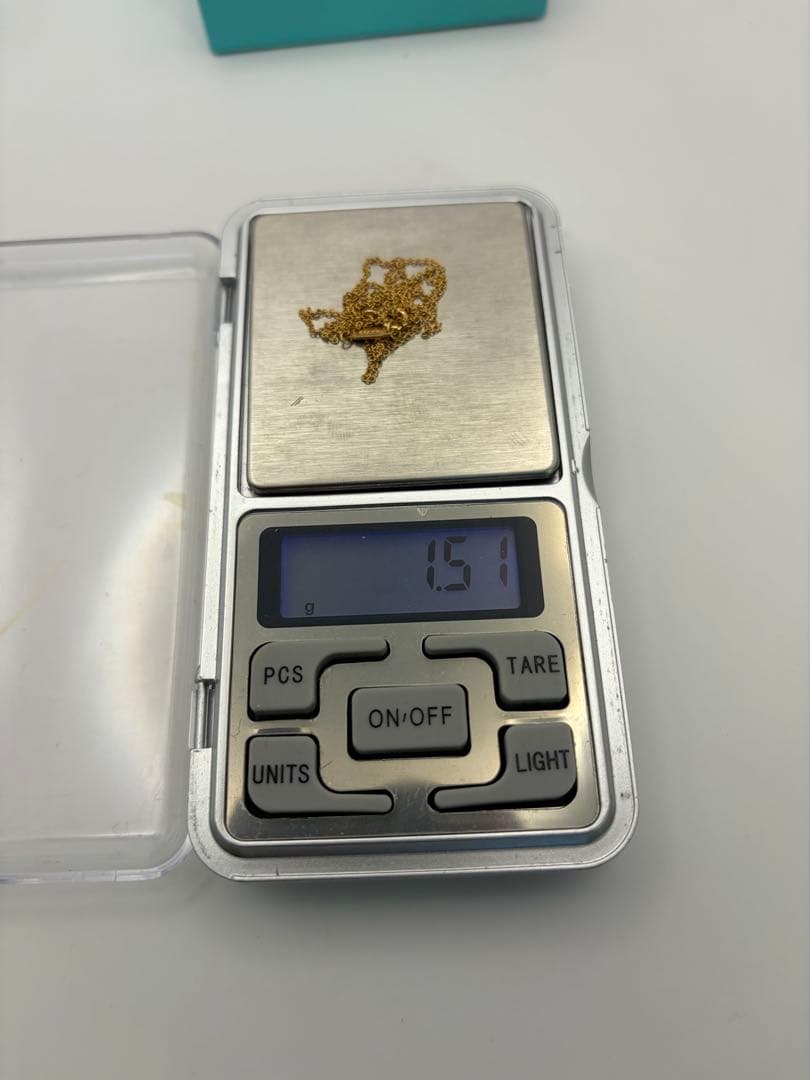 ティファニー ネックレス チェーン 18K イエローゴールド 750 45cm