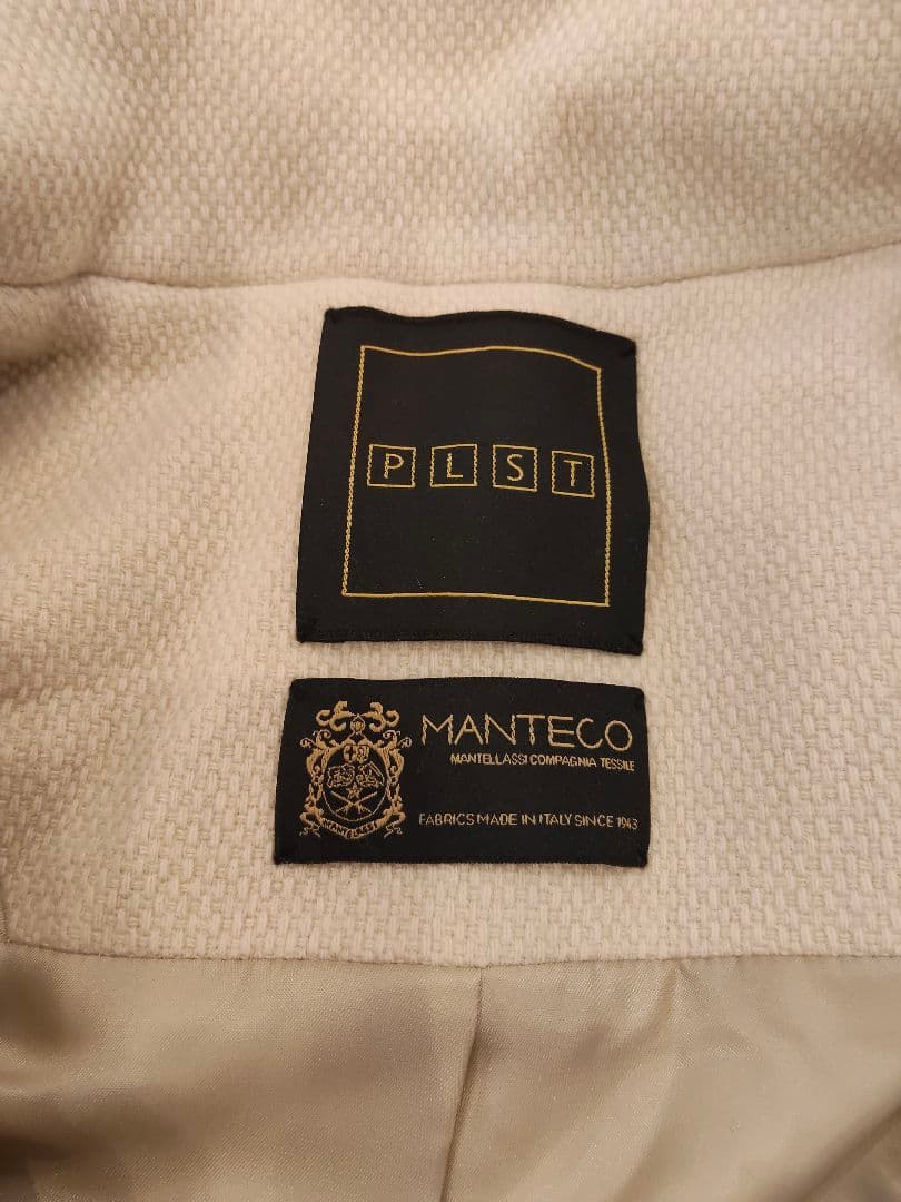 Manteco プラステ スタンドカラーコート S