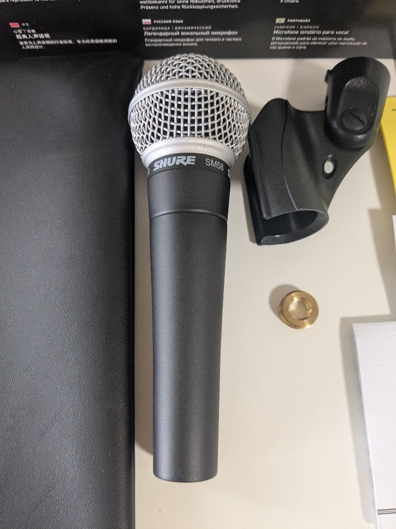 SHURE SM58 ダイナミックマイク　美品