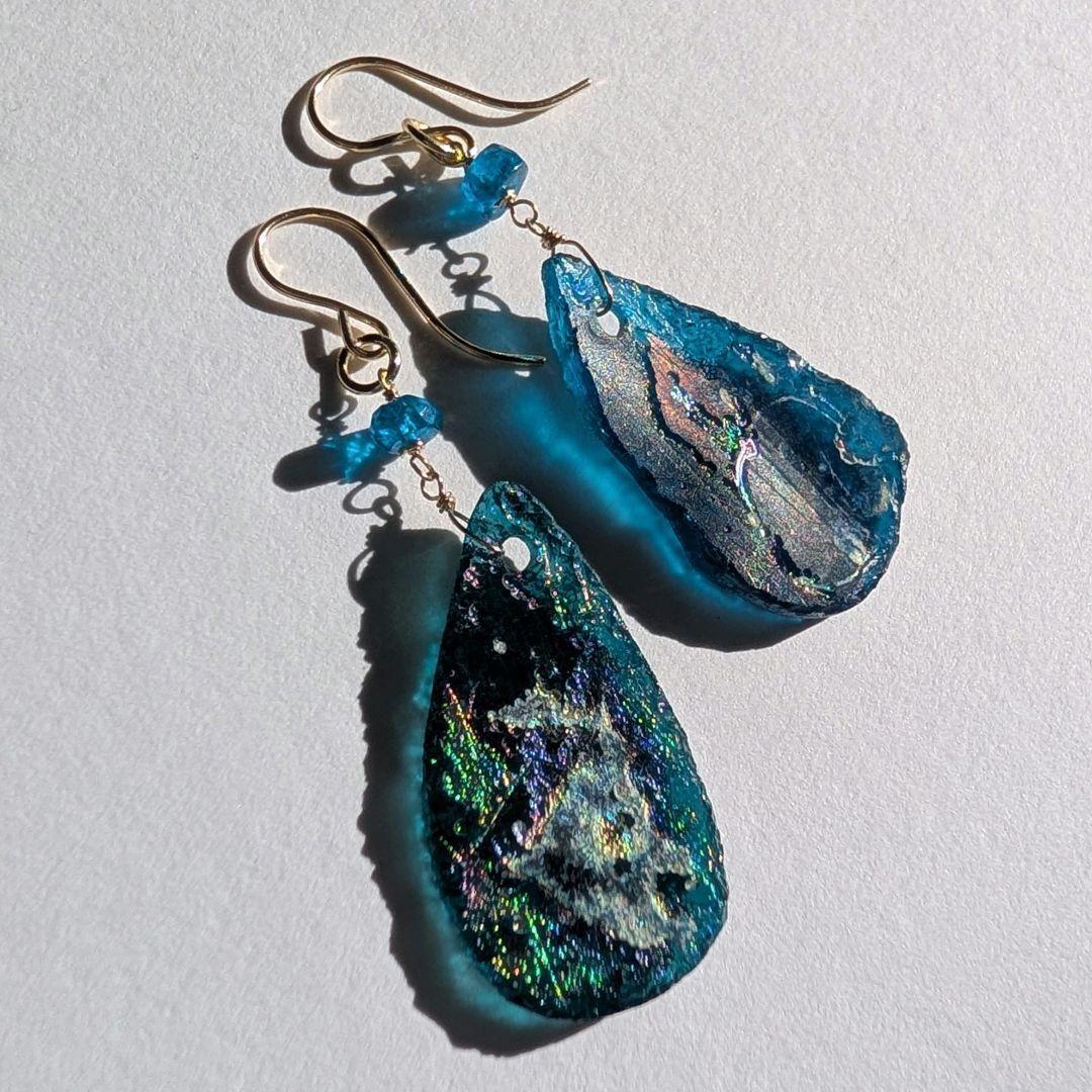 1点物✧︎大粒 ウォータープルームアゲート ペンダントトップ