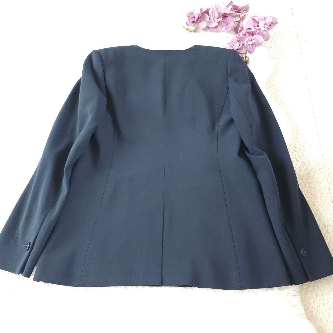 新品46200円Theory Luxeノーカラージャケット 日本製