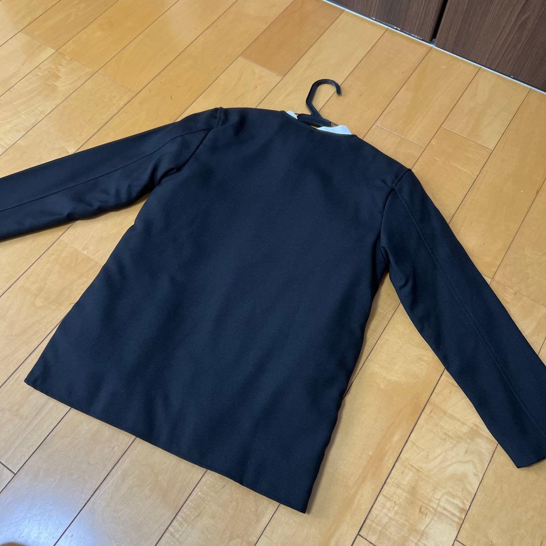 リジェールブラックノーカラーセットアップ 140cm 男の子スーツ4点セット