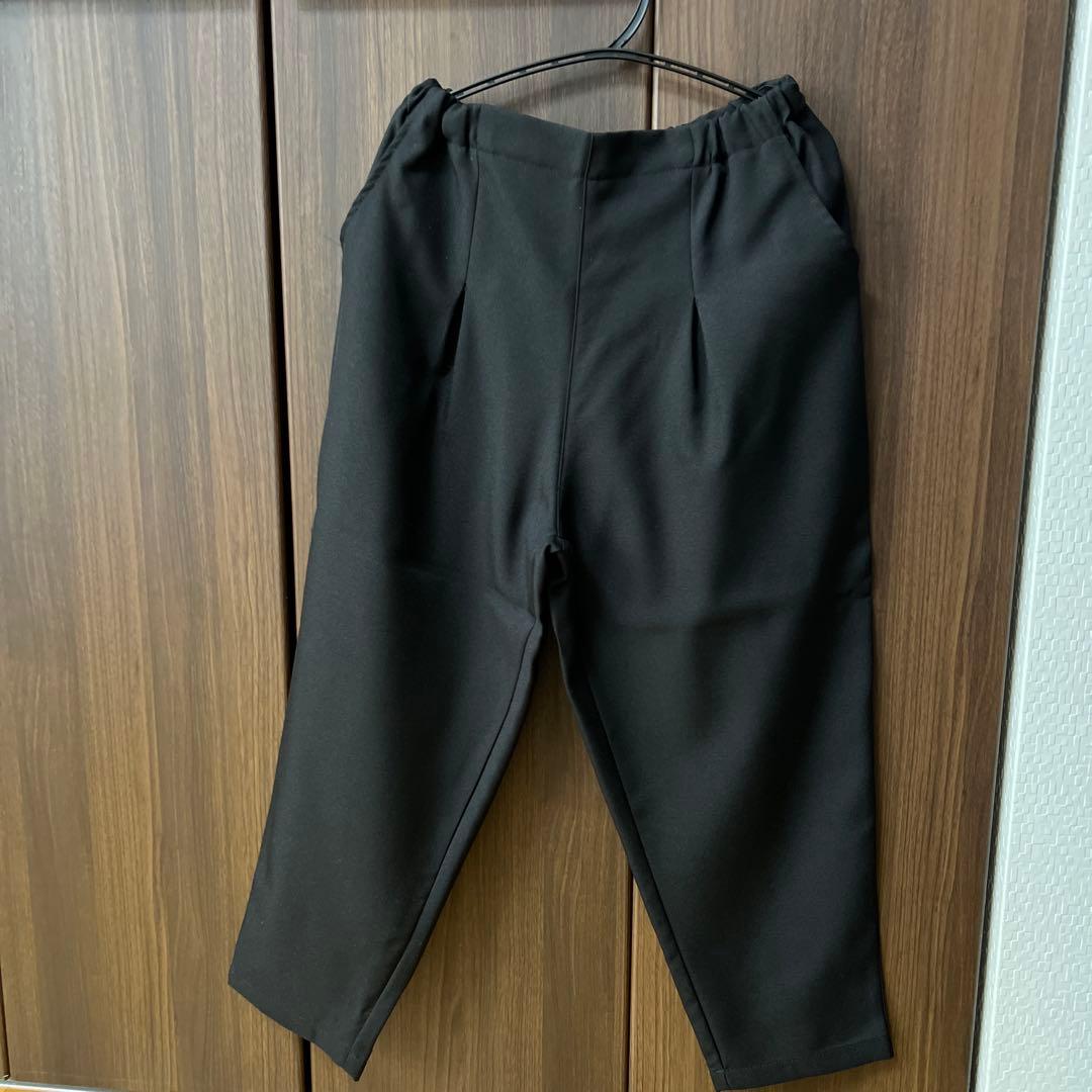 リジェールブラックノーカラーセットアップ 140cm 男の子スーツ4点セット