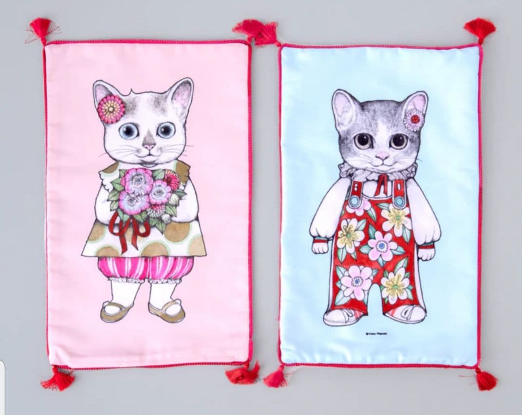 新品未使用！ヒグチユウコ タッセルクッション ボーちゃん・こはる