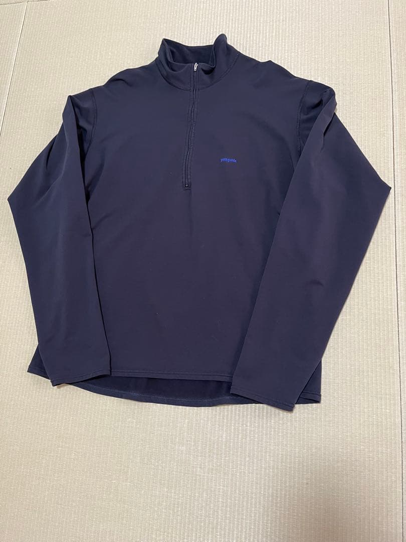 90s patagonia クールウェザー トップ 黒 XL スナップt