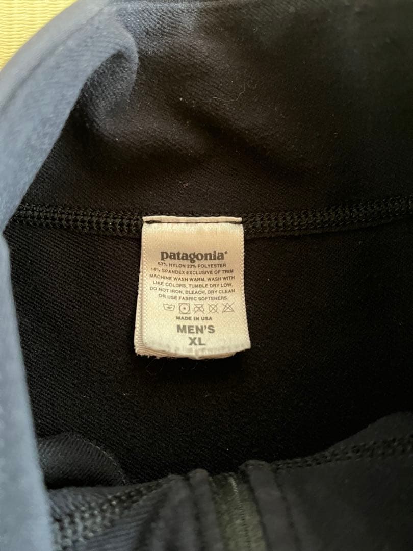 90s patagonia クールウェザー トップ 黒 XL スナップt