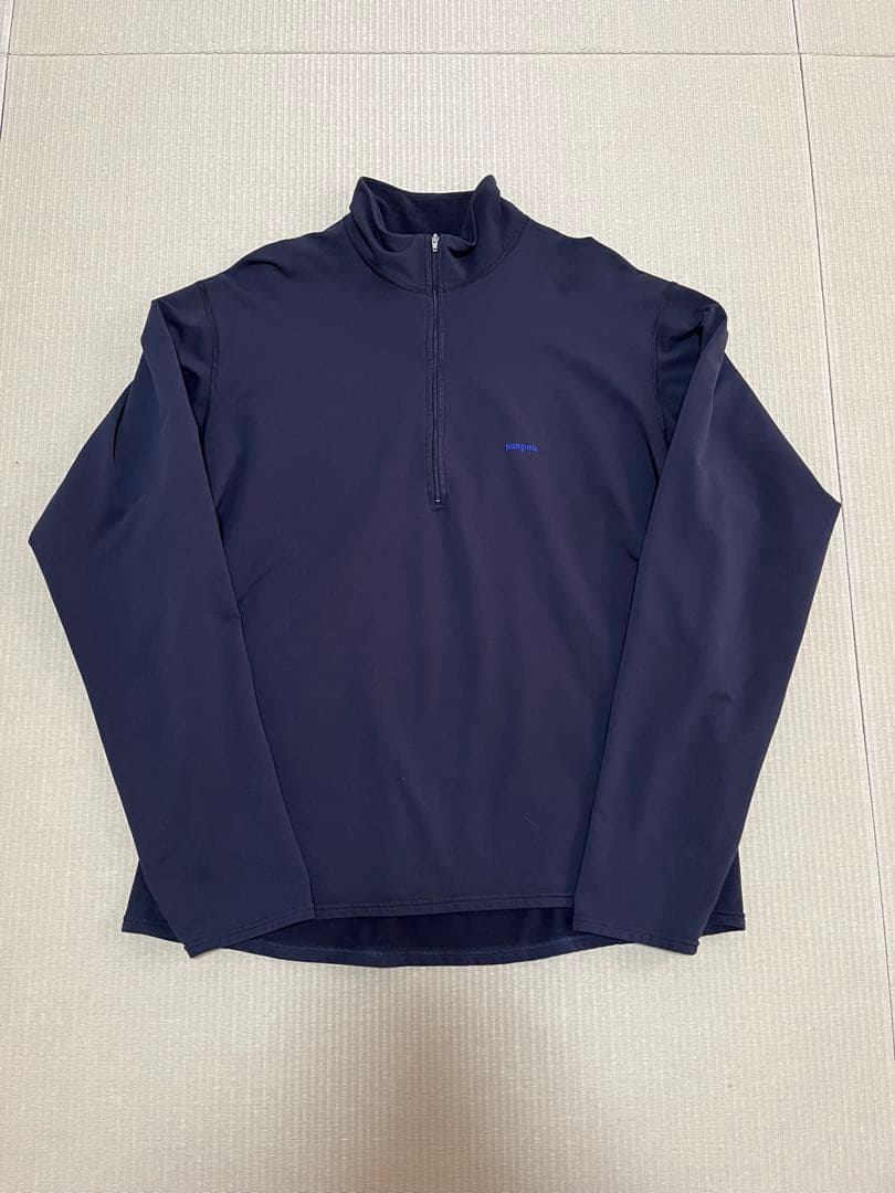 90s patagonia クールウェザー トップ 黒 XL スナップt