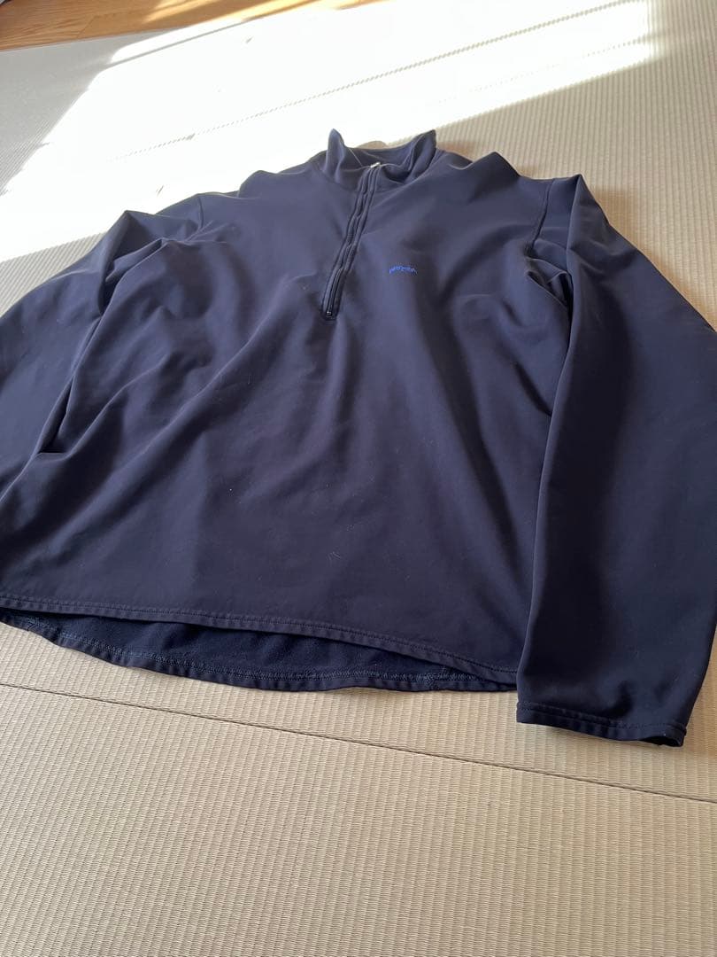 90s patagonia クールウェザー トップ 黒 XL スナップt