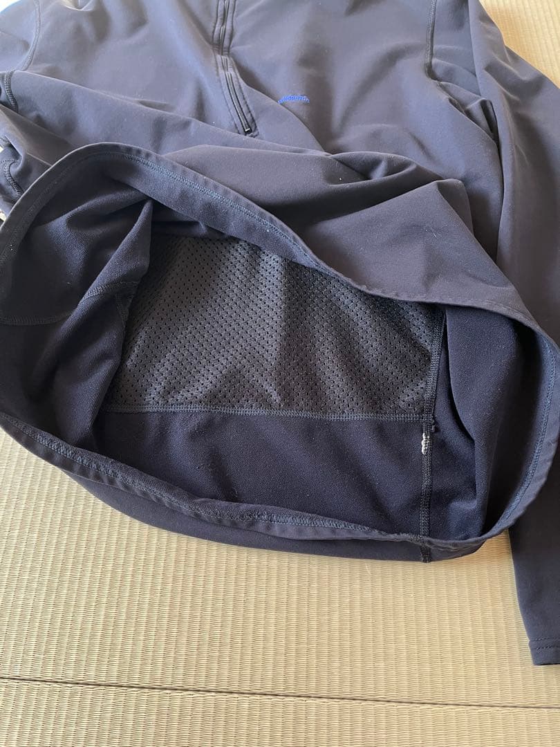 90s patagonia クールウェザー トップ 黒 XL スナップt