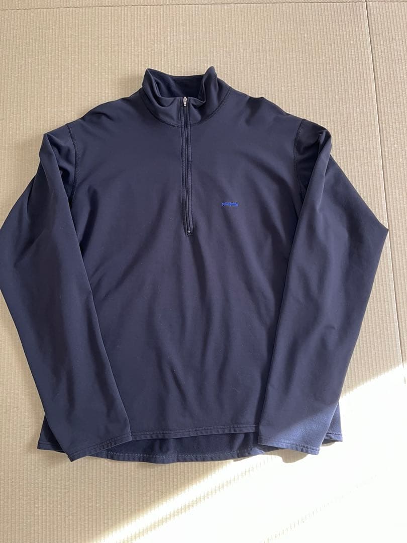 90s patagonia クールウェザー トップ 黒 XL スナップt