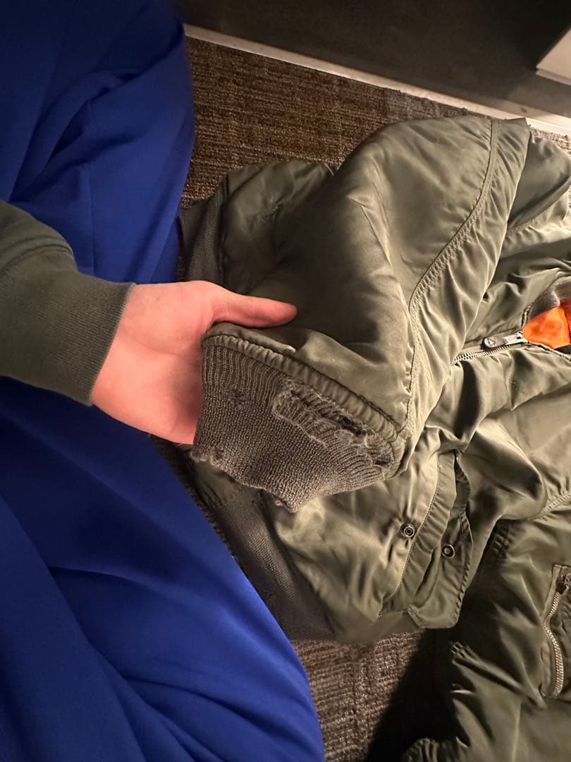 m*k様 70s 米軍実物 MA-1 ALPHA SCOVILLジッパー M ヴ