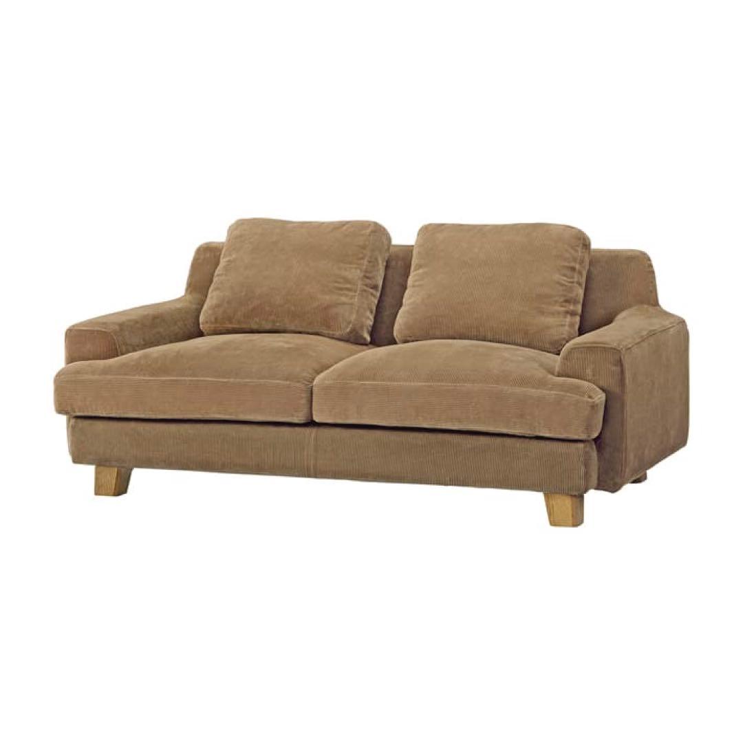 asa　unico GREIGカバーリングソファ 2.5シーター