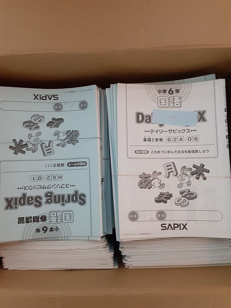 サピックス 小学6年 算数・国語