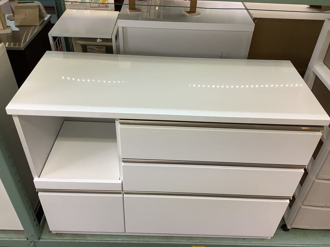 三幸ジャパン FIORE 120 COUNTER(WH) キッチンカウンター