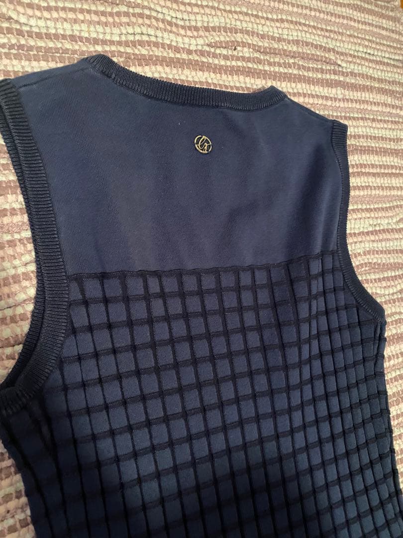 デサントゴルフ　ワンピース　ネイビー