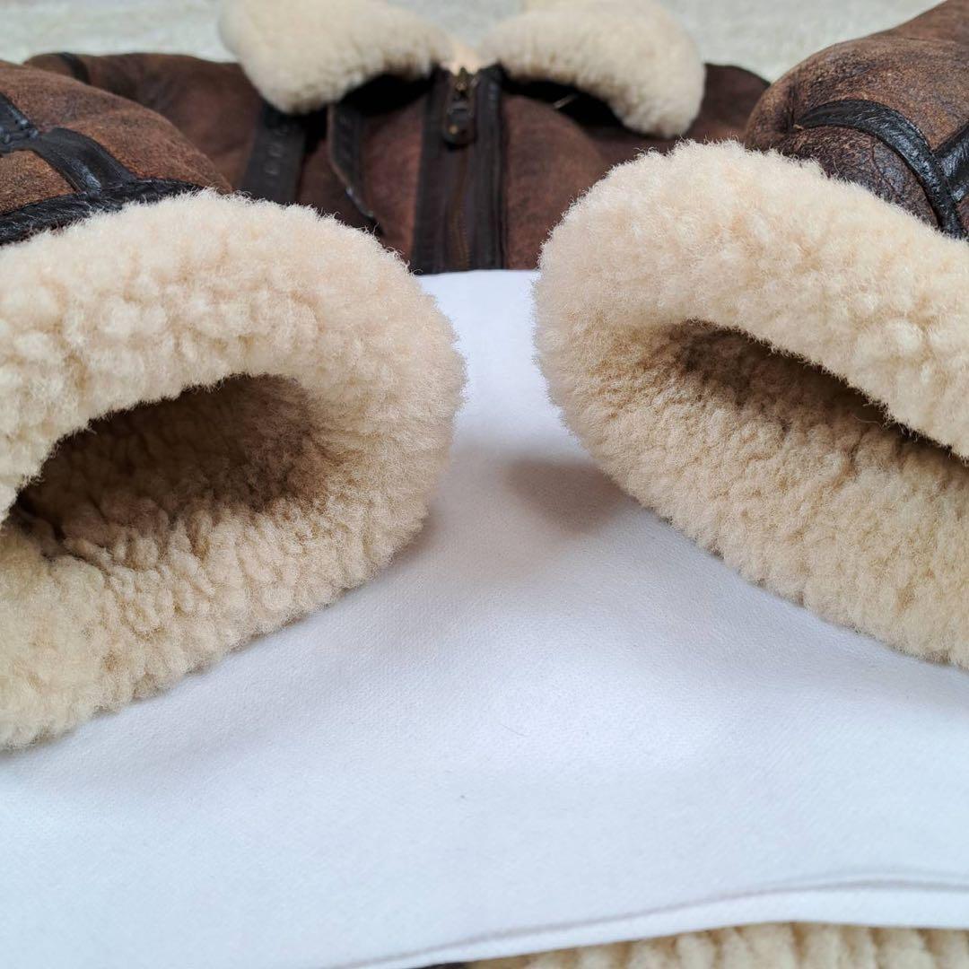 MILANO USA製 B-3 フライトジャケット　リアルムートン