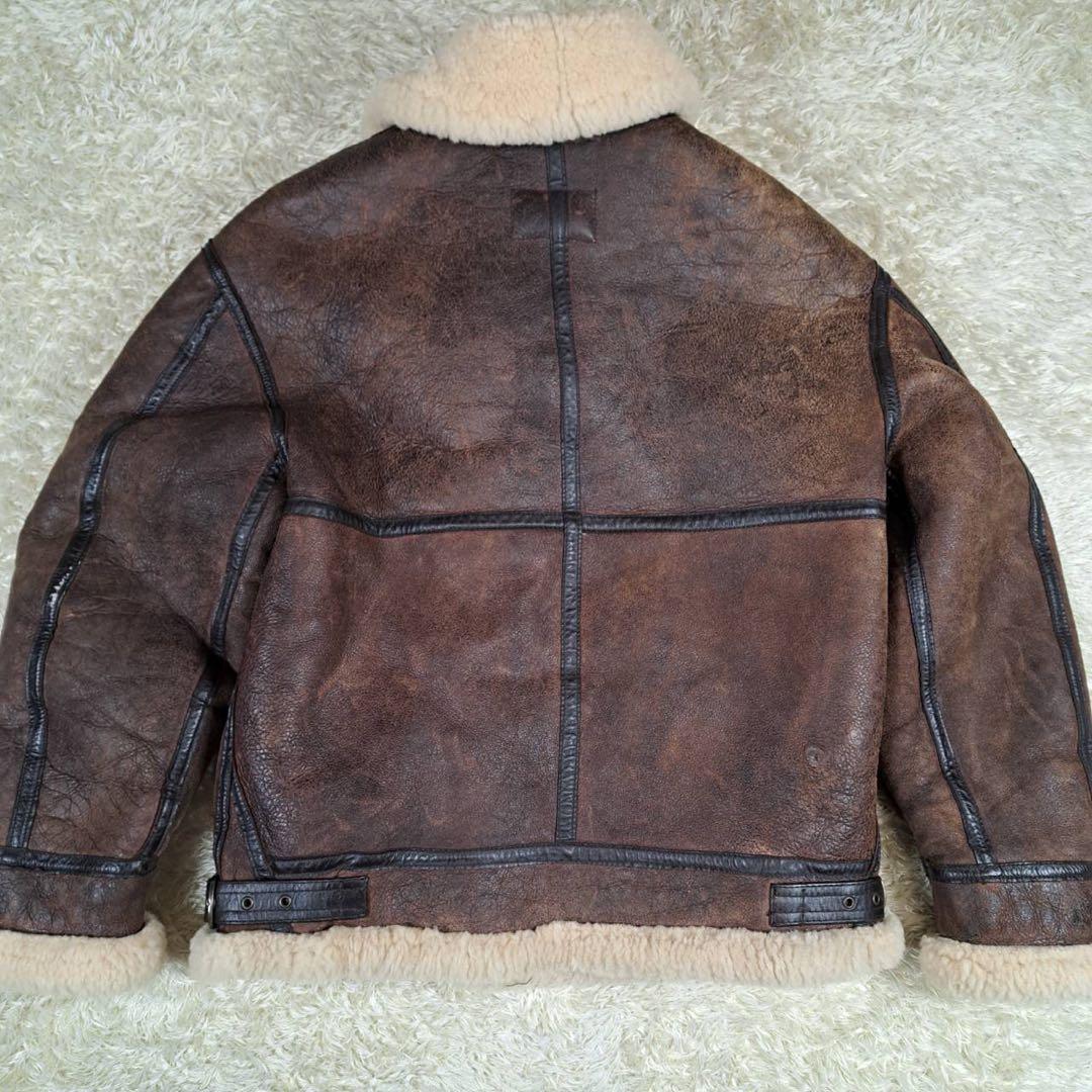 MILANO USA製 B-3 フライトジャケット　リアルムートン