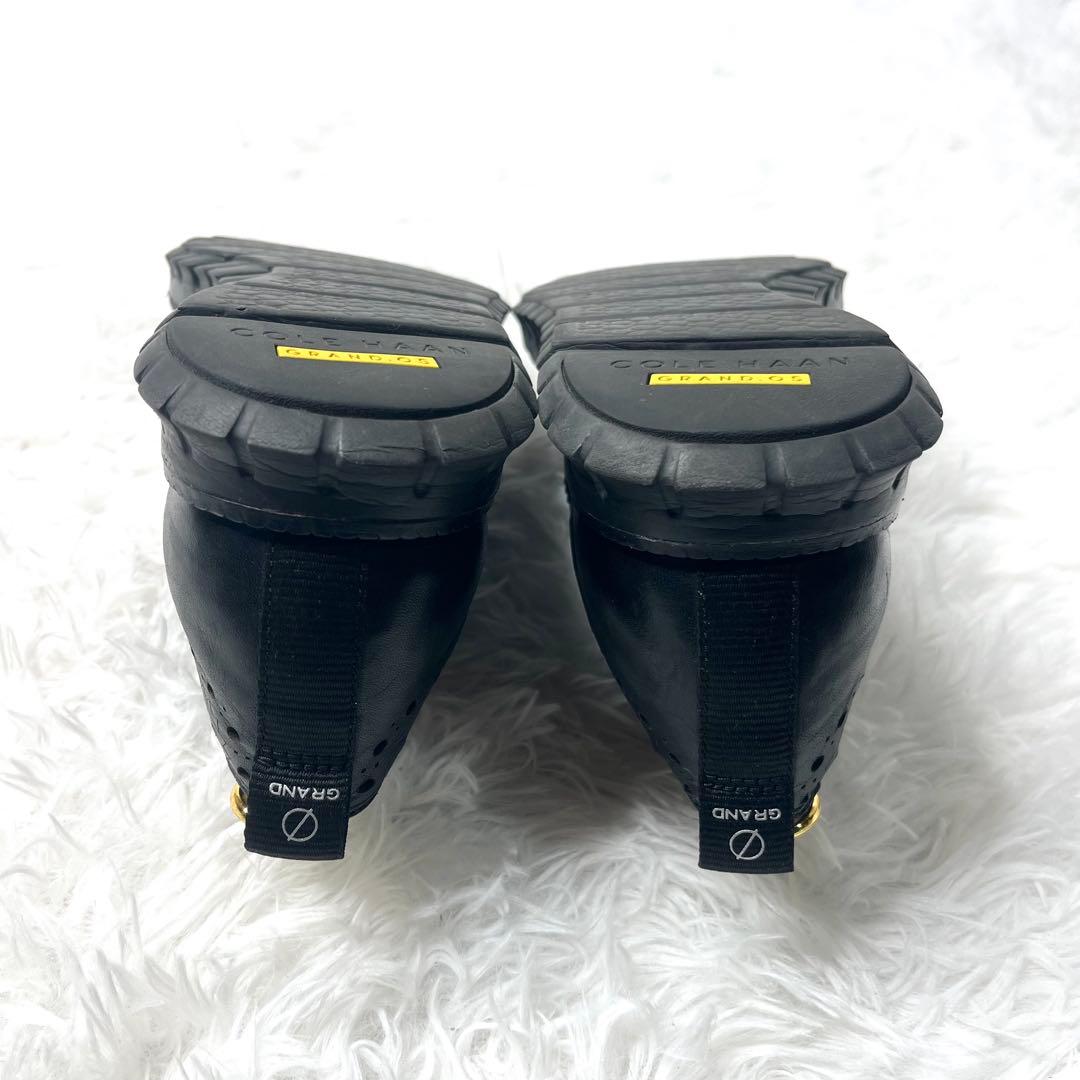 【美品】コールハーン ゼログランド ウイングチップ27.5cm 牛革 本革 黒