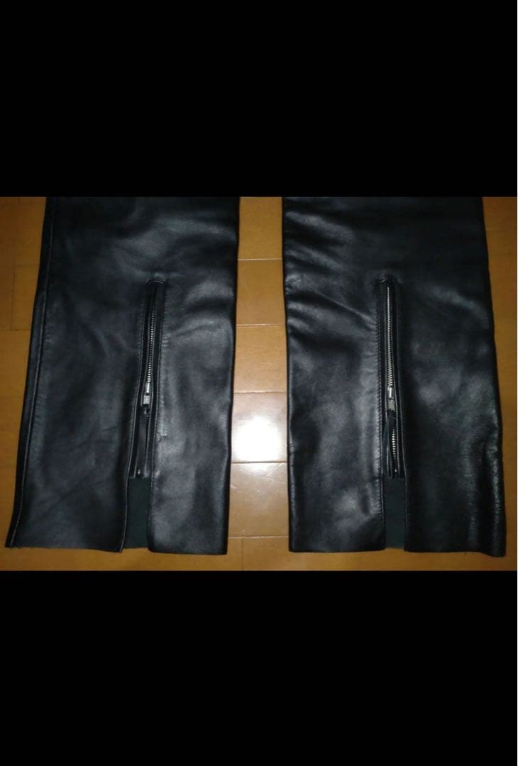 BATES ベイツ レザーパンツ L 本革　パッテッド
