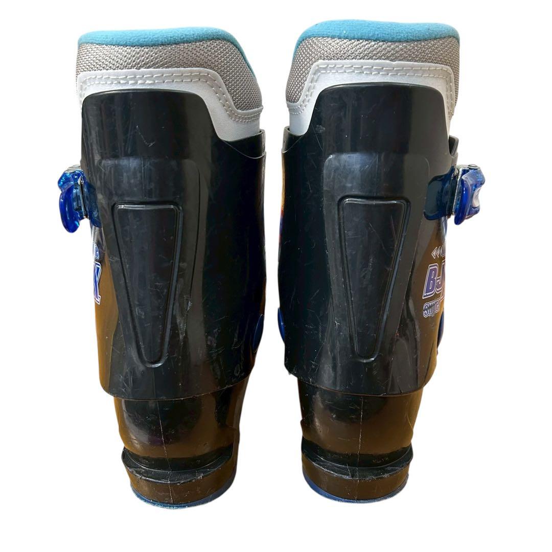 ② ジュニアスキー3点セット 板130cm/靴23cm/ストック105cm子供用