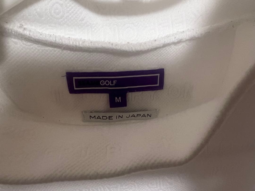 【ネイビー＆ホワイト セット】BEAMS GOLF モックネックシャツ M