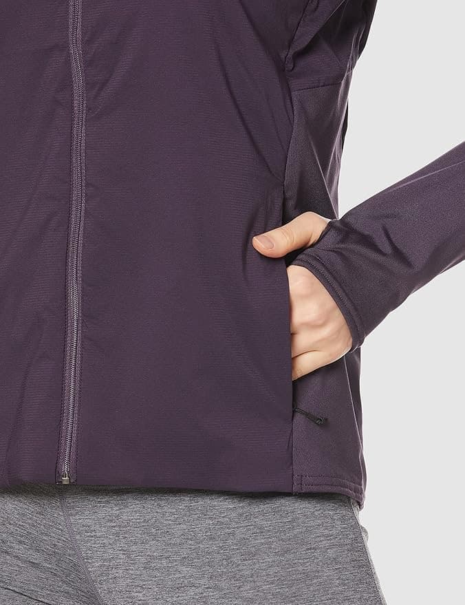 新品 S 紫 ノースフェイス ホワイト ライト ジャケット ブルゾン ランニング