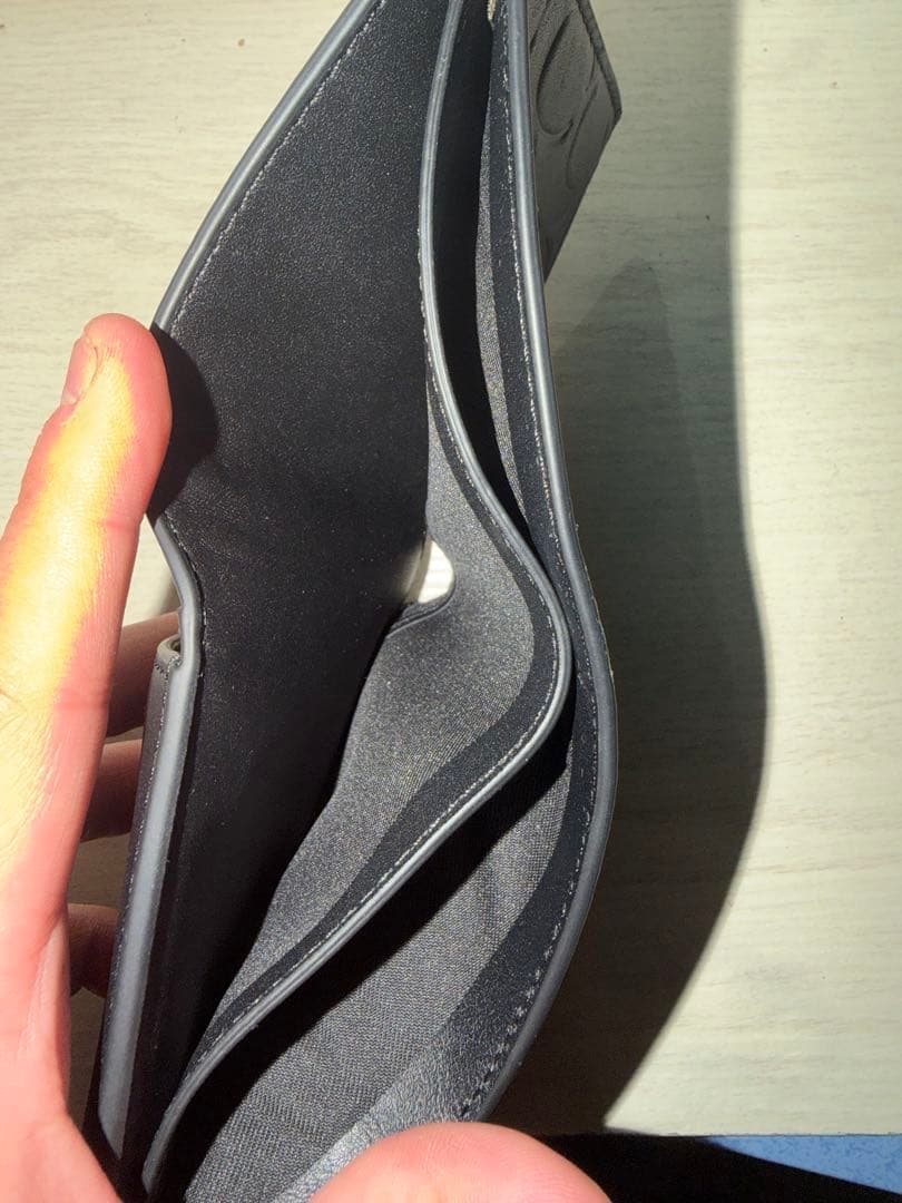 COACH ブラック レザー 二つ折り財布 【新品•未使用】