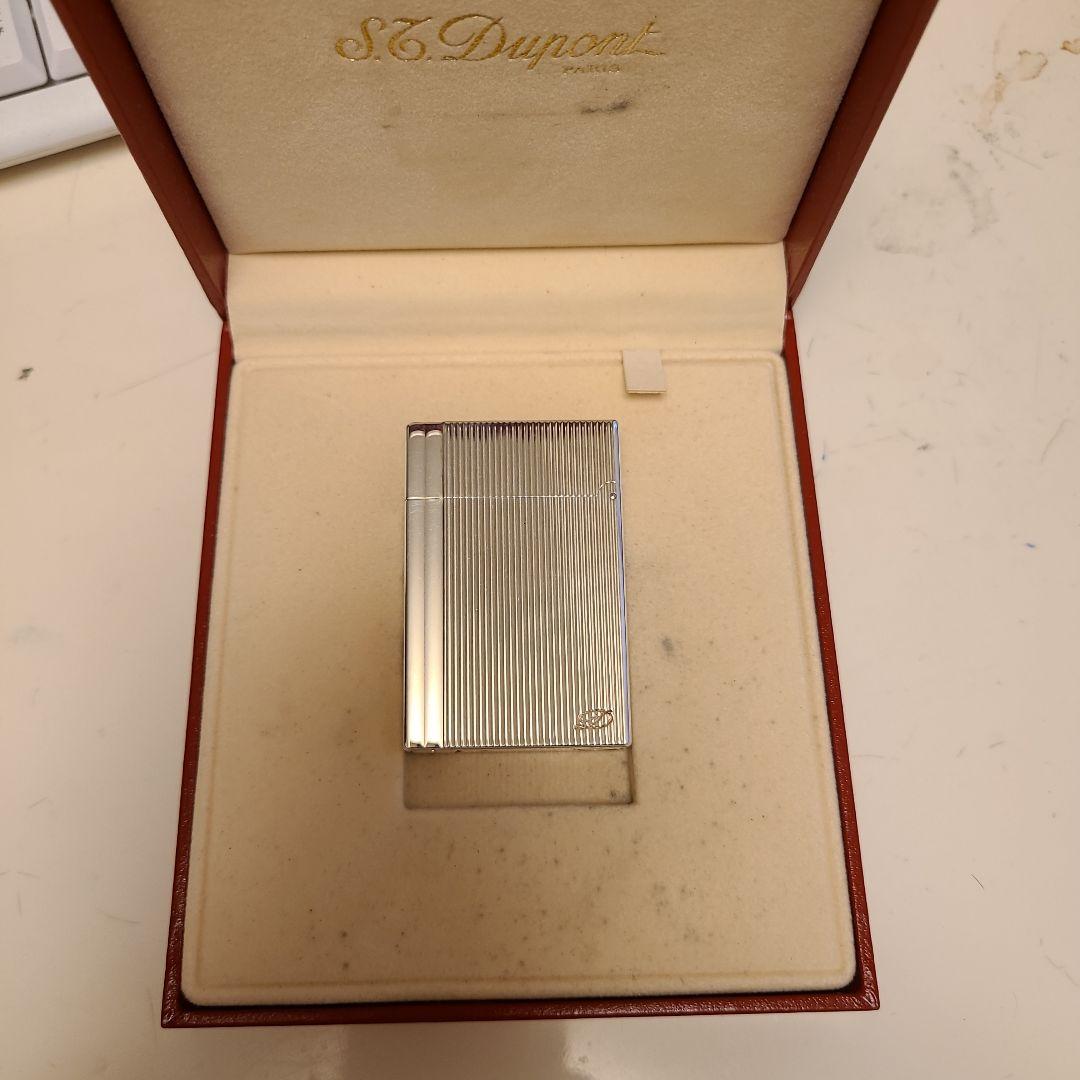 S.T. Dupont ストライプデザインライター ケース付き