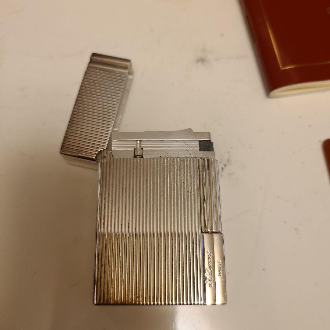 S.T. Dupont ストライプデザインライター ケース付き