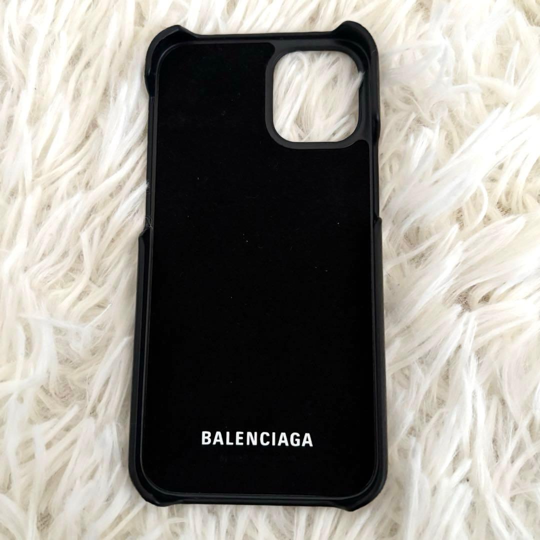 極美品 バレンシアガBALENCIAGA iPhone12 miniケースカバー