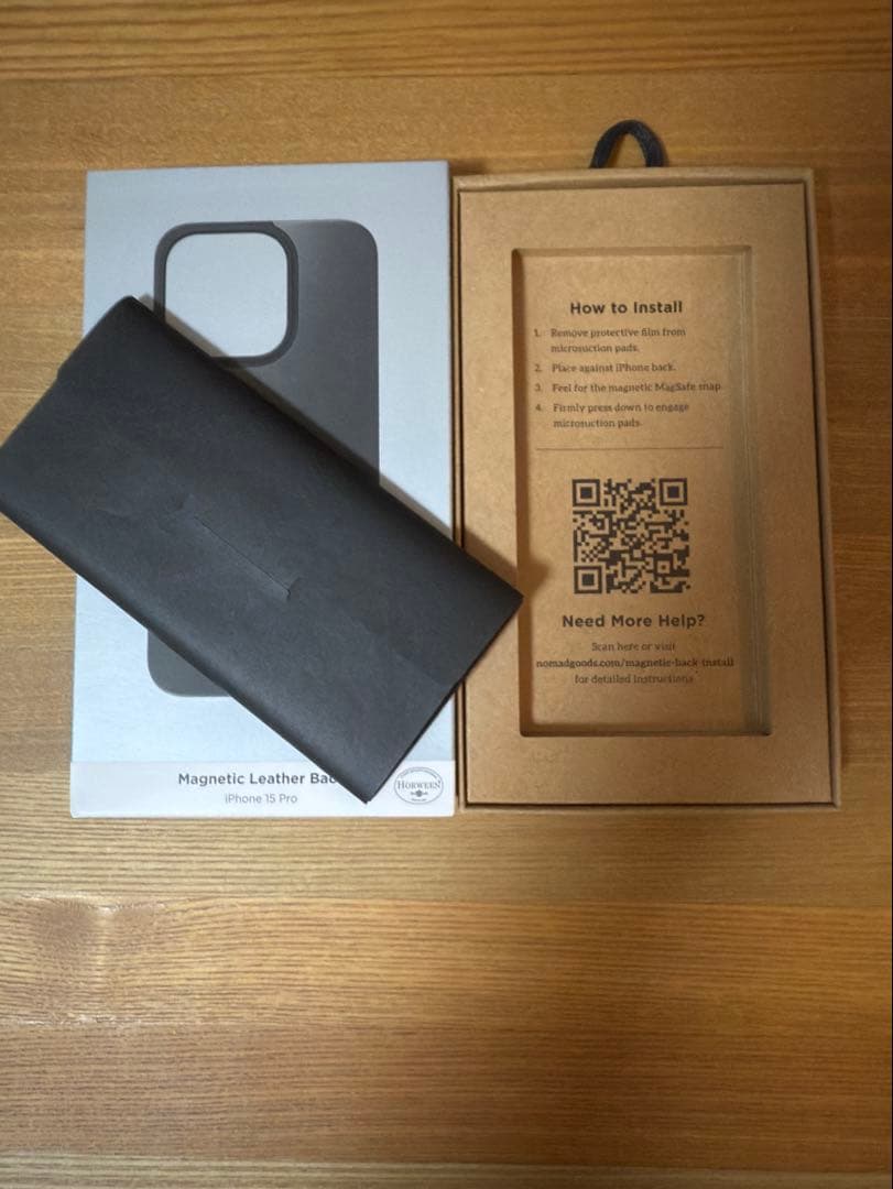 iPhoneアクセサリー NOMAD Magnetic Leather for iPhone 15 Pro