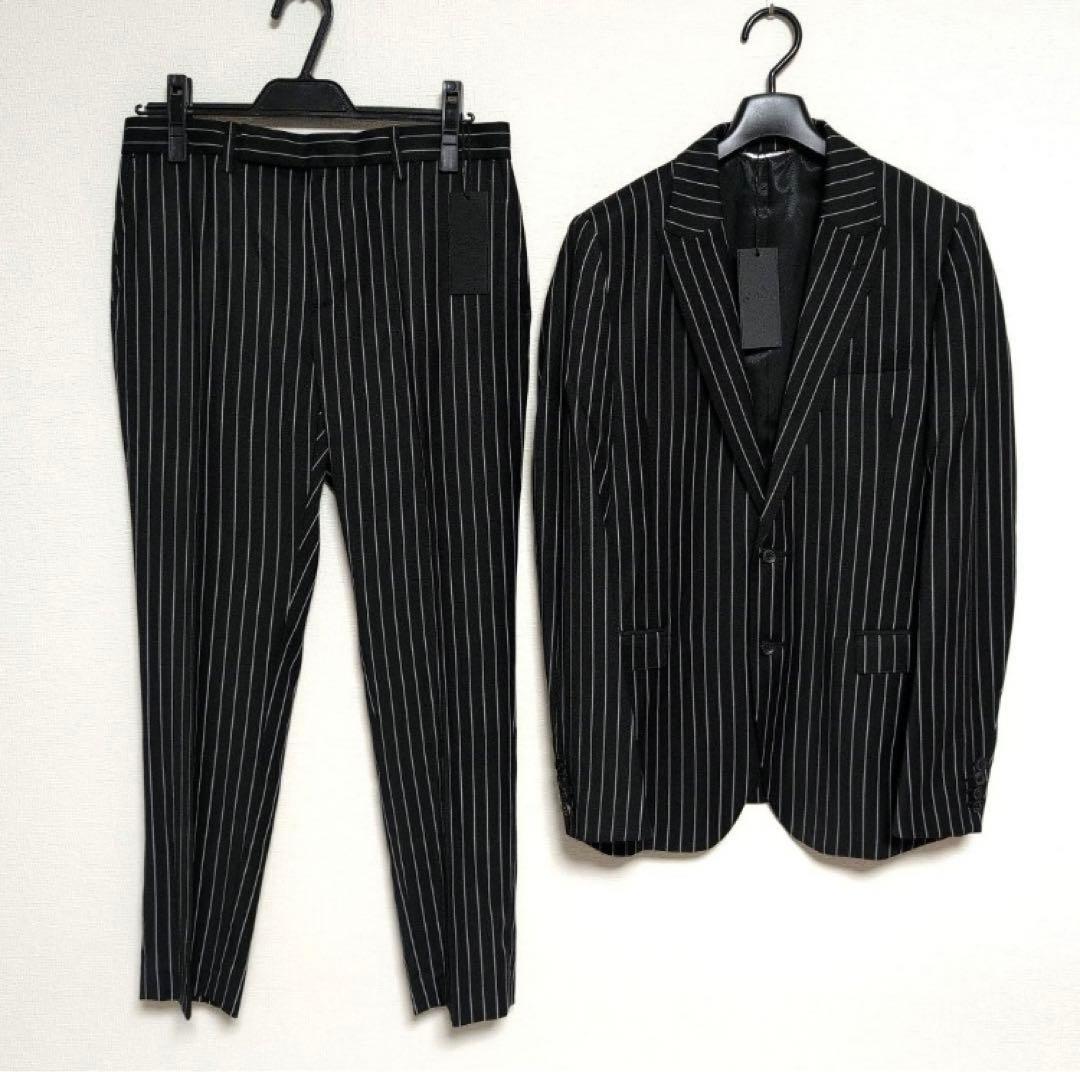 GalaabenD スーツ　セットアップ　ジャガードチョークストライプ