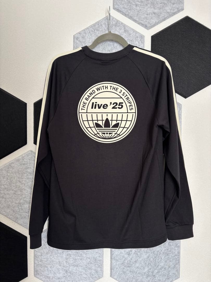 【超メルカリ市】adidas × Oasis 長袖Tシャツ　L