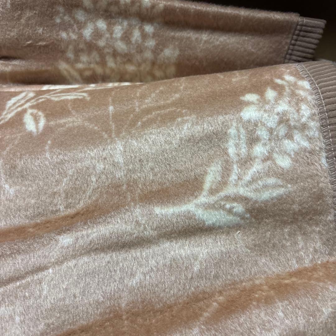 高島屋 くらしすと シルク毛布 絹毛布 絹100% クリーム ベージュ 日本製