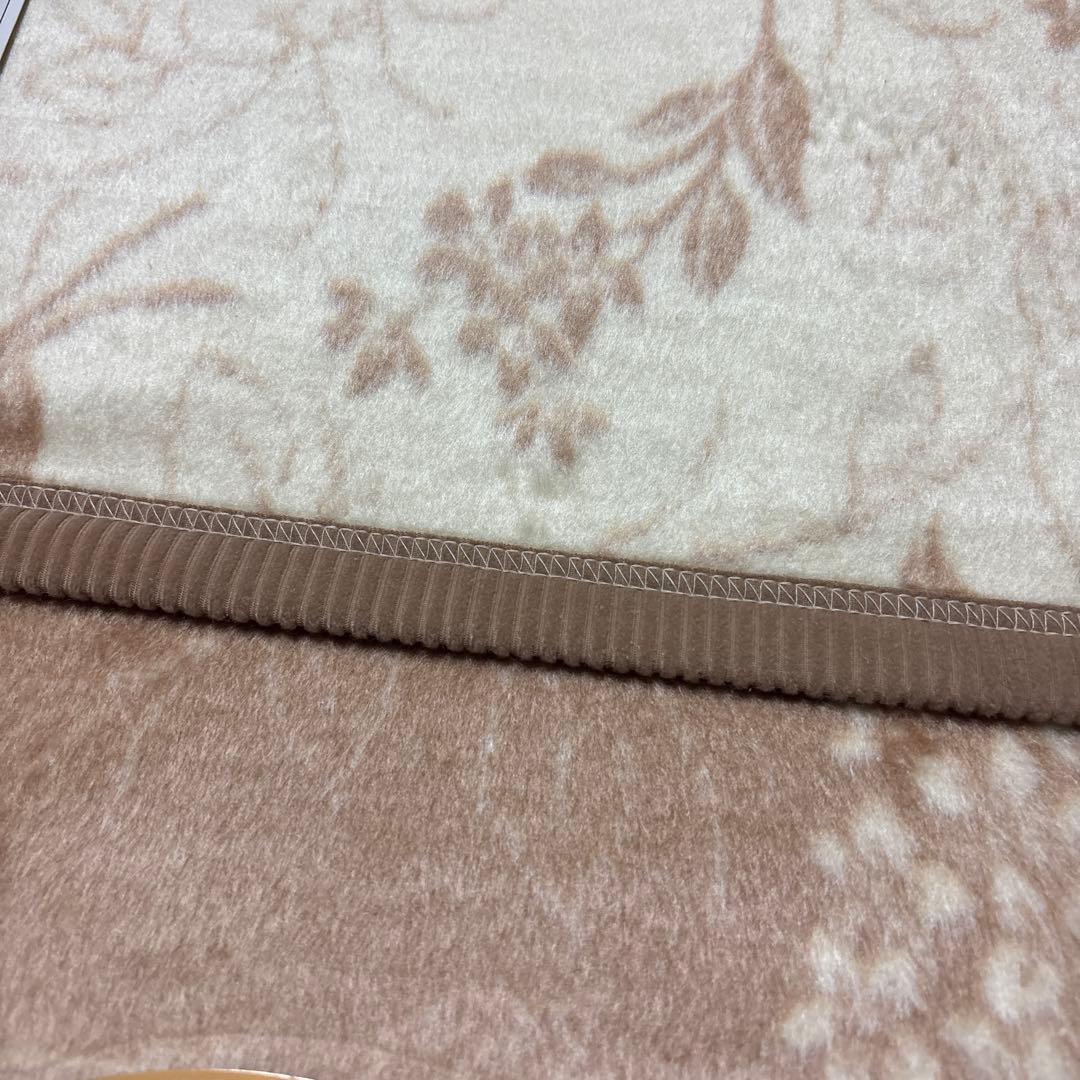 高島屋 くらしすと シルク毛布 絹毛布 絹100% クリーム ベージュ 日本製