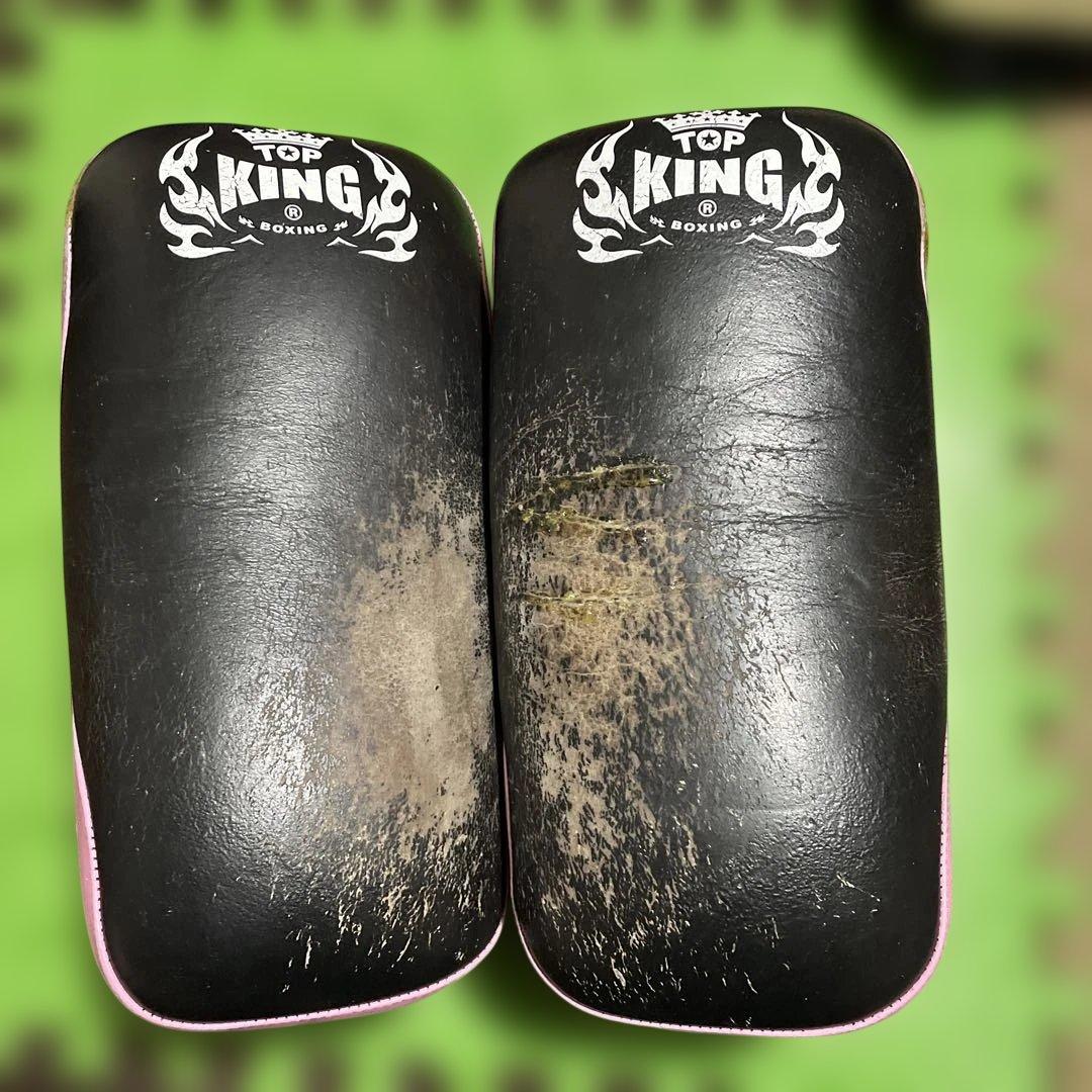最終価格　トップキング本革キックミット、イサミパンチングミット