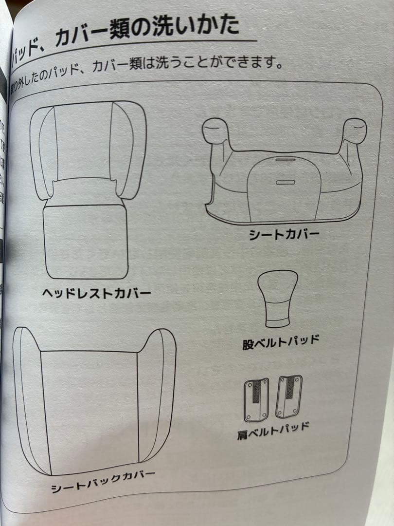 美品✴︎Joie ジュニアシートカトージエレベート　メッシュ　ネイビー