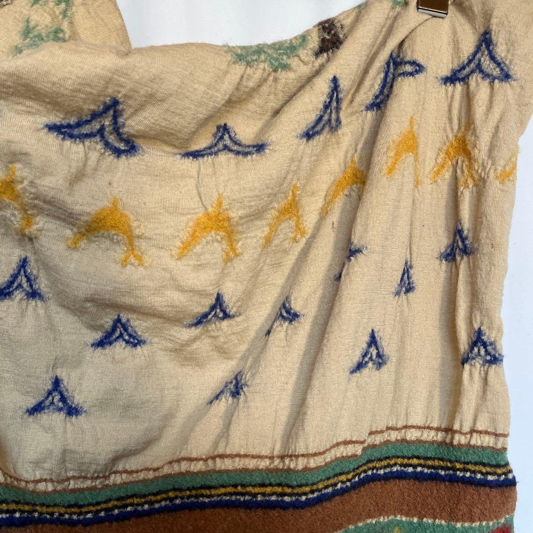 kapital 縮絨 総柄 ストール マフラー フラダンス