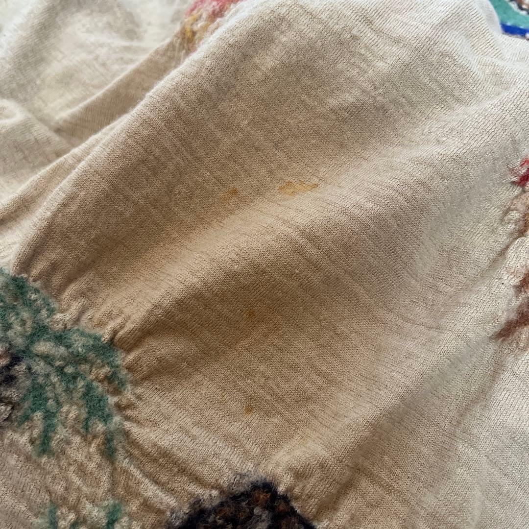 kapital 縮絨 総柄 ストール マフラー フラダンス