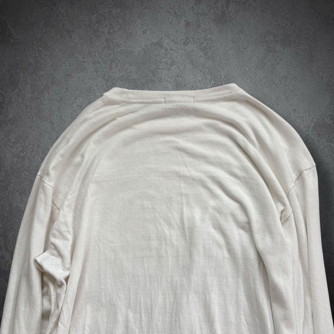 00s ダメージ ラメ ロンＴ 長袖 y2k 平成 グランジ ギャル お兄系