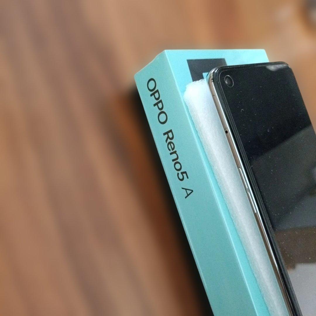 OPPO Reno 5A　アイスブルー　【箱付き】中古